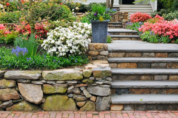 Stone Stairs Repair in San Luis Obispo